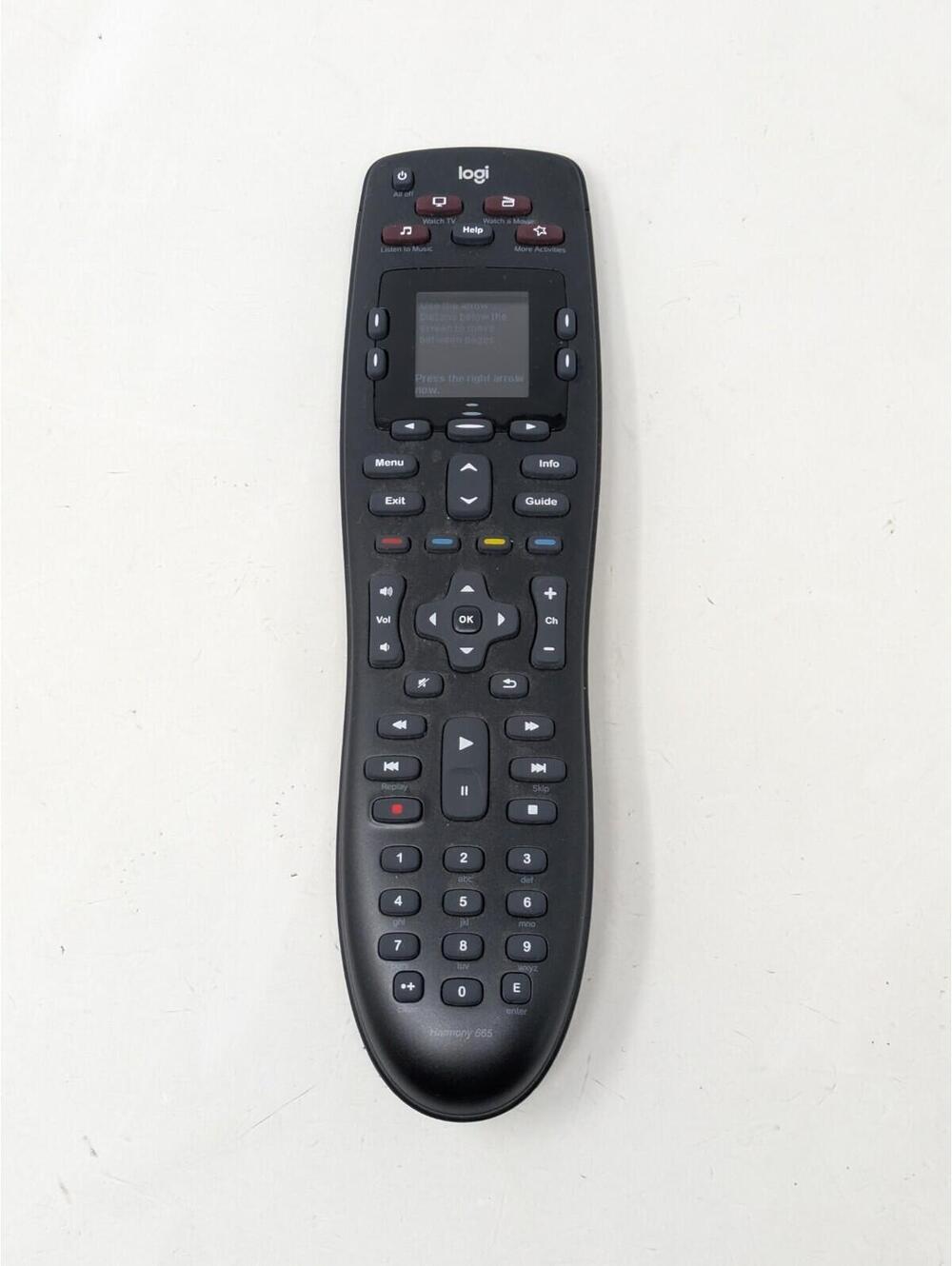 Logitech Harmony 665 Universal Remote Control - Black